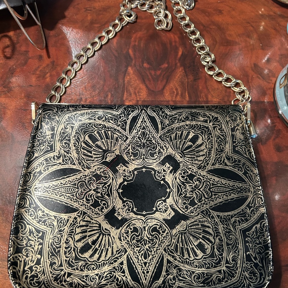 Vintage Italian Peruzzi Leather Handbag - Picture 6 of 10